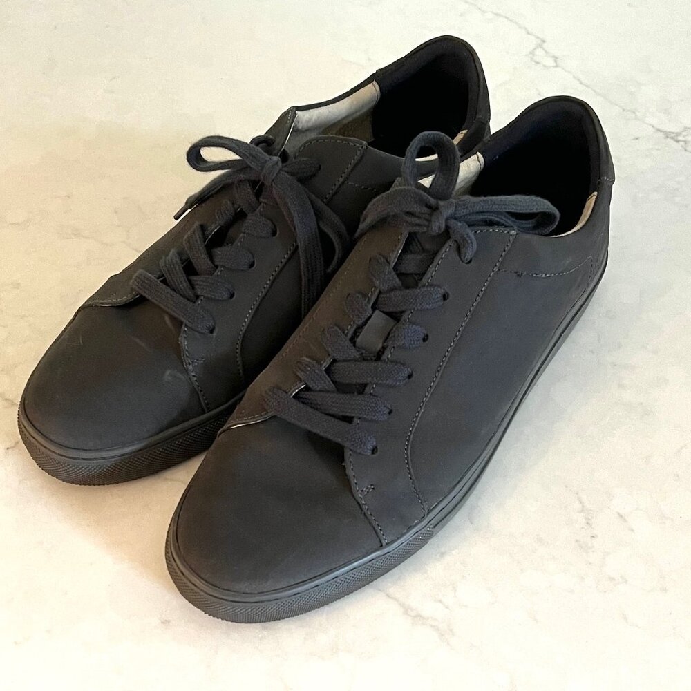 Men's Gray Suede Leather Sneakers NWOT Size 11 M